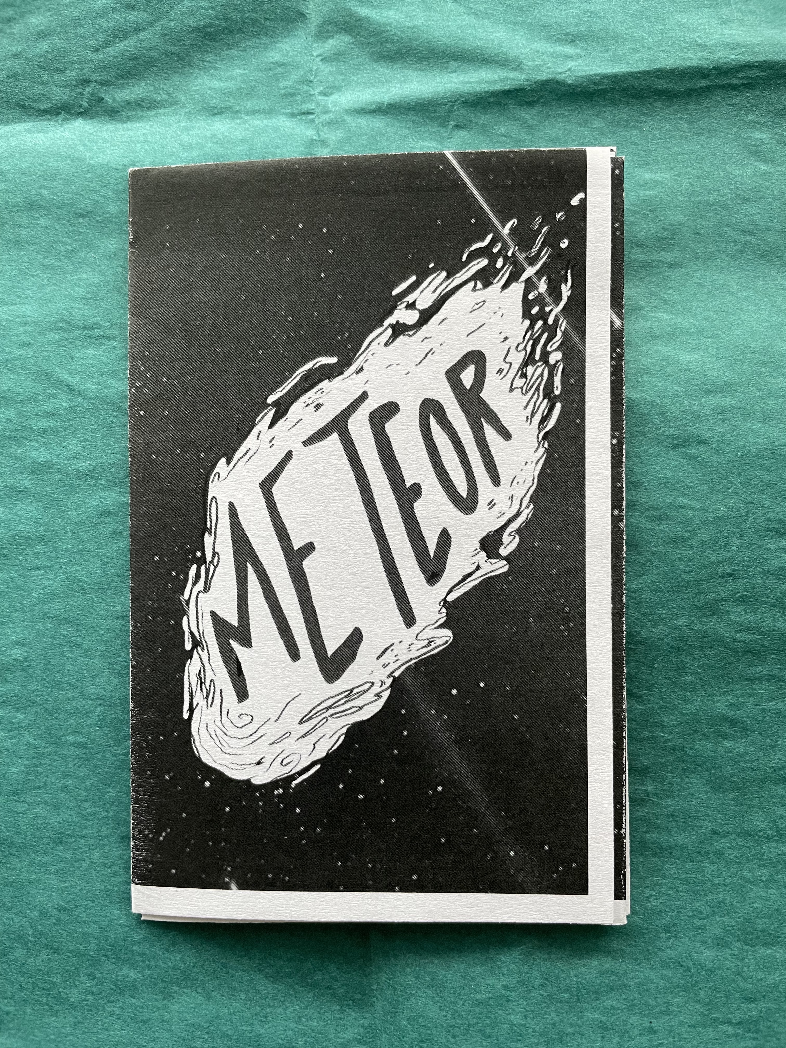 a poetry-comic featuring a meteor on the cover
